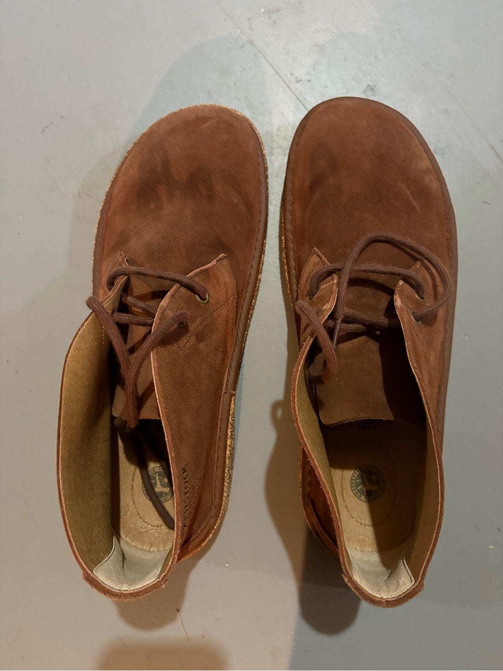 Birkenstock Men's Brown Suede Chukka Boots